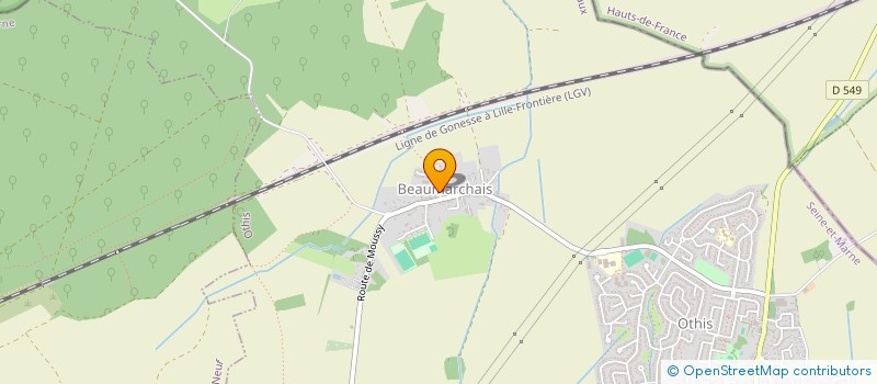 localisation de l'entreprise MADAME MORGANE AUPIC  OTHIS