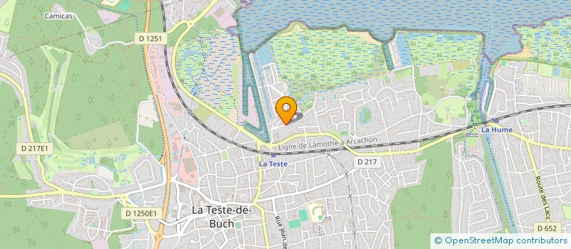 localisation de l'entreprise MADAME MORGANE AUSSAGE à LA TESTE-DE-BUCH