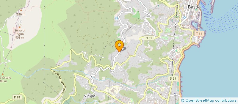 localisation de l'entreprise MADAME MORGANE AVENOSO  BASTIA