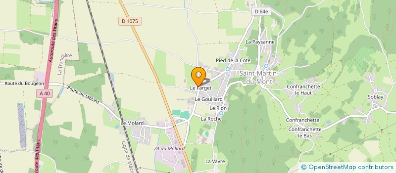 localisation de l'entreprise MADAME MORGANE AYME  SAINT-MARTIN-DU-MONT