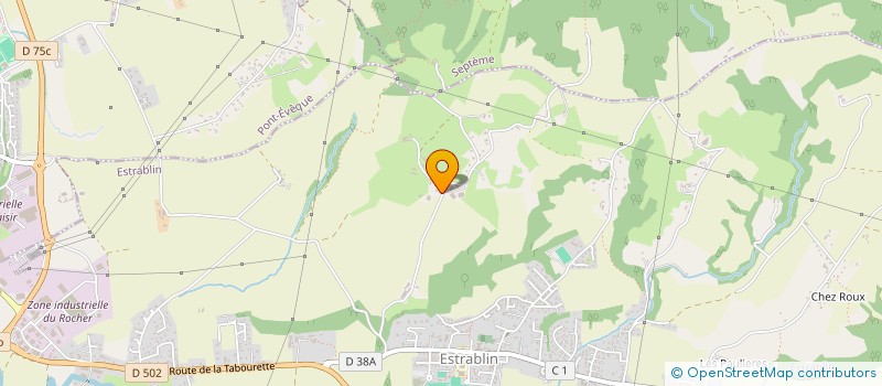 localisation de l'entreprise MADAME MORGANE BARON  ESTRABLIN