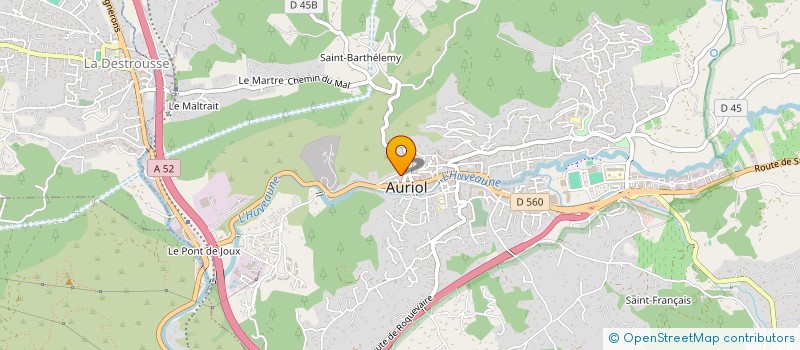 localisation de l'entreprise MADAME MORGANE BARUCCI  AURIOL