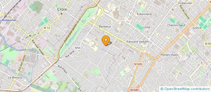 localisation de l'entreprise MADAME MORGANE BASTARD à ROUBAIX