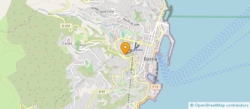 localisation de l'entreprise MADAME MORGANE BAURIS à BASTIA
