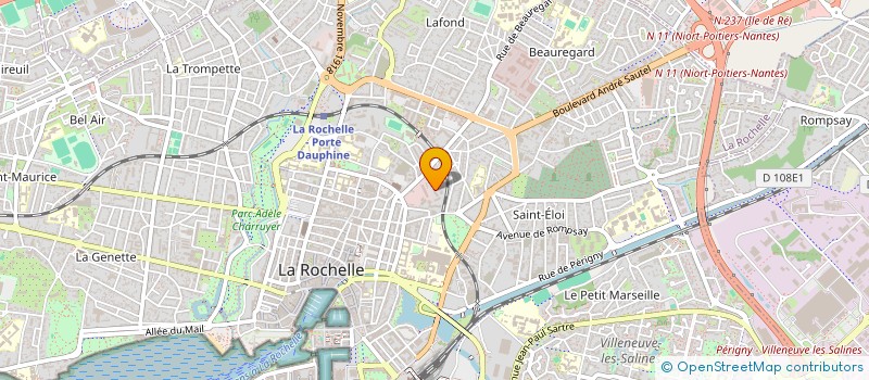 localisation de l'entreprise MADAME MORGANE BELIN  LA ROCHELLE