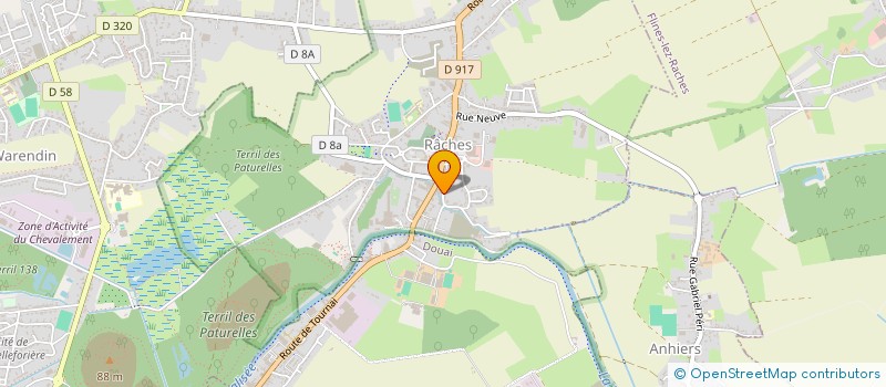 localisation de l'entreprise MADAME MORGANE BELLEPERCHE  RACHES