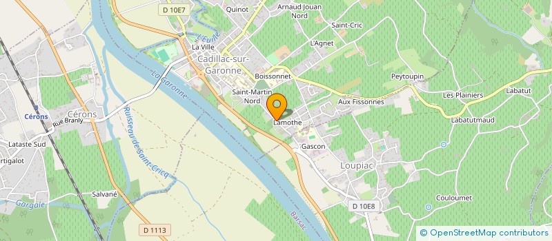 localisation de l'entreprise MADAME MORGANE BERDOULAT  LE BOUSCAT