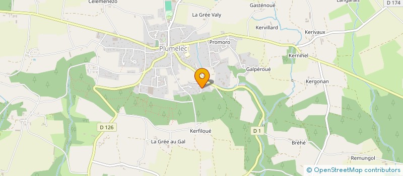 localisation de l'entreprise MADAME MORGANE BERLOT à PLUMELEC