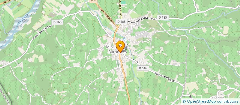 localisation de l'entreprise MADAME MORGANE BERNARD  MIRABEL-AUX-BARONNIES