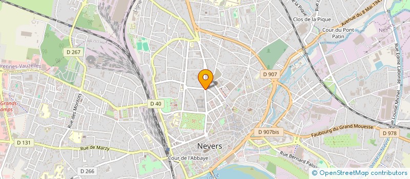 localisation de l'entreprise MADAME MORGANE BERNARD à NEVERS