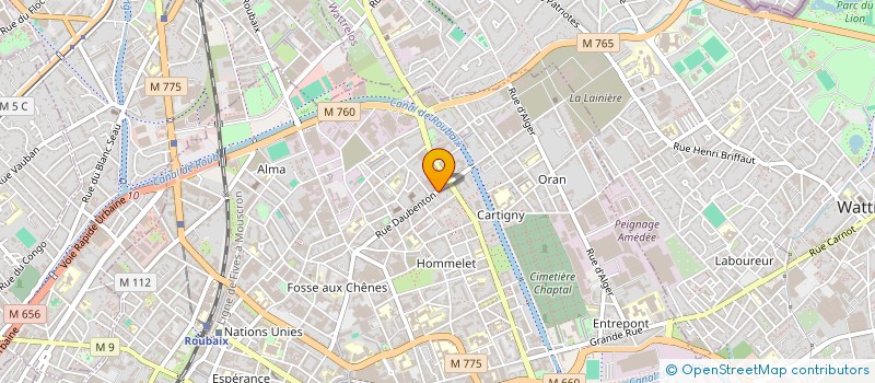 localisation de l'entreprise MADAME MORGANE BERTIN à ROUBAIX