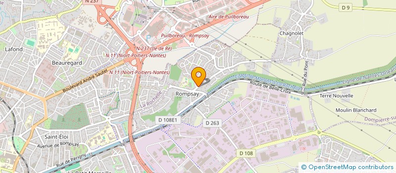 localisation de l'entreprise MADAME MORGANE BERTRAND  PERIGNY