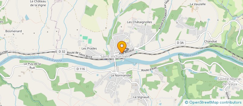 localisation de l'entreprise MADAME MORGANE BESSA à SAINT-VICTURNIEN