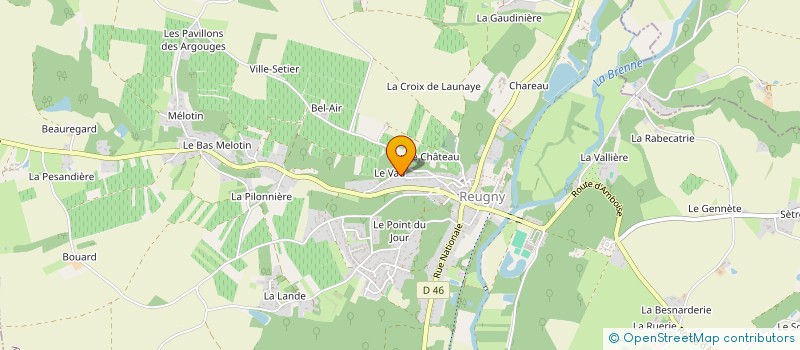 localisation de l'entreprise MADAME MORGANE BEUROIS à REUGNY