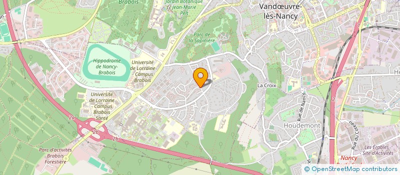 localisation de l'entreprise MADAME MORGANE BIGEARD à VANDŒUVRE-LES-NANCY