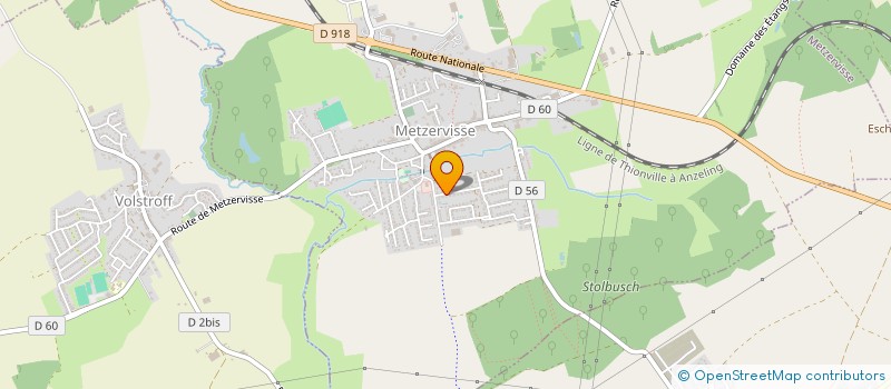 localisation de l'entreprise MADAME MORGANE BINKOWSKI  METZERVISSE