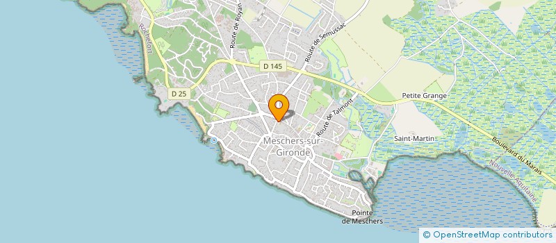 localisation de l'entreprise MADAME MORGANE BIRAUD  MESCHERS-SUR-GIRONDE