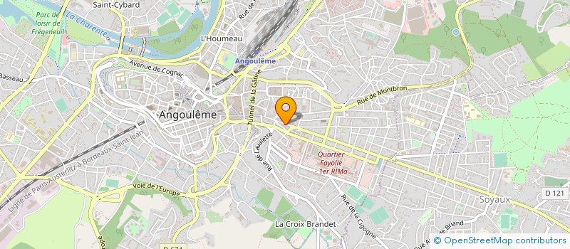 localisation de l'entreprise MADAME MORGANE BIROT à ANGOULEME
