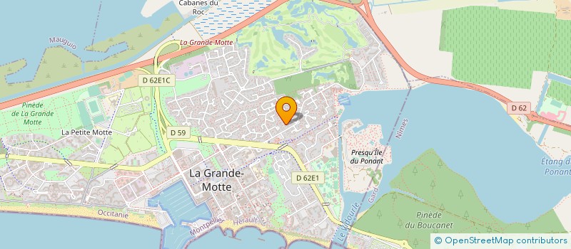localisation de l'entreprise MADAME MORGANE BLANC à LA GRANDE-MOTTE