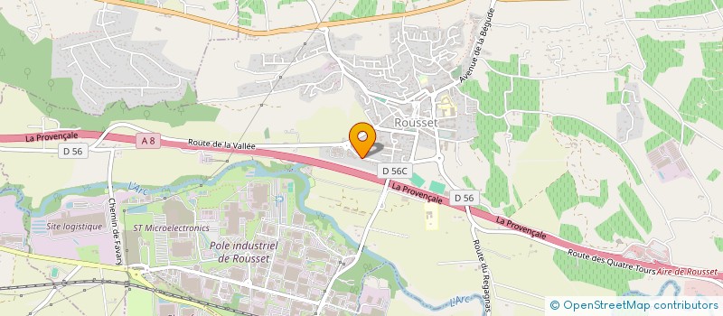 localisation de l'entreprise MADAME MORGANE BLANC  ROUSSET