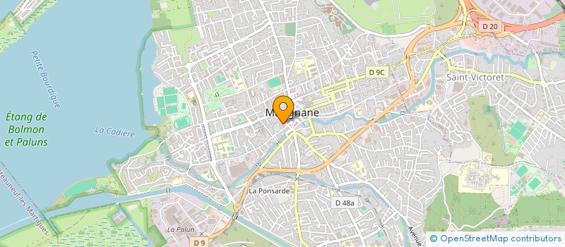 localisation de l'entreprise MADAME MORGANE BLANCHET  MARIGNANE