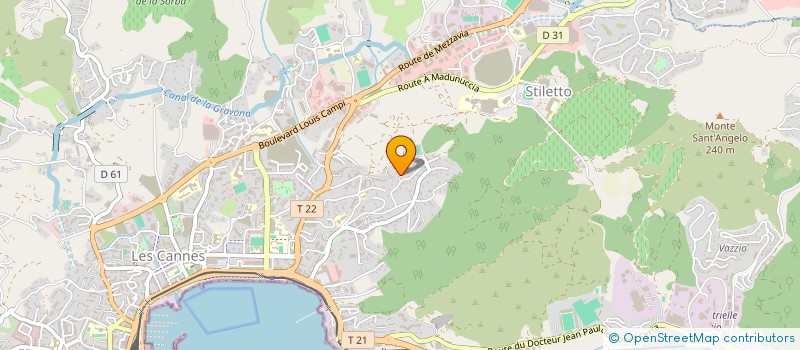 localisation de l'entreprise MADAME MORGANE BLANQUET à AJACCIO