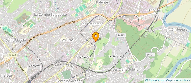 localisation de l'entreprise MADAME MORGANE BLAUD  BESANCON