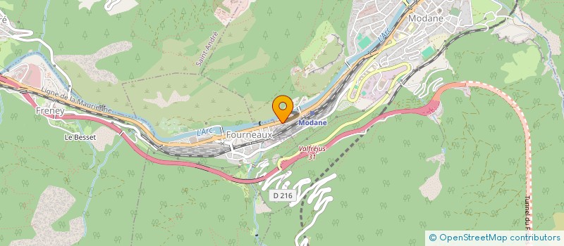 localisation de l'entreprise MADAME MORGANE BLETEAU  MODANE