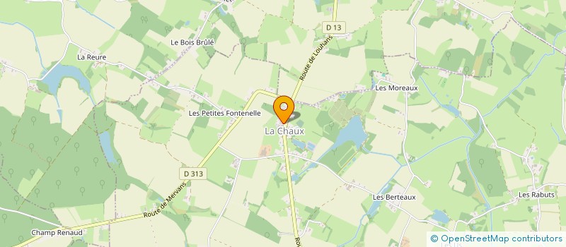 localisation de l'entreprise MADAME MORGANE BOISSARD  LA CHAUX