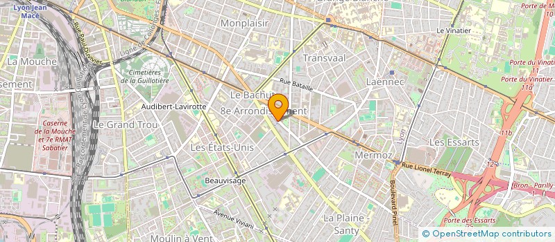 localisation de l'entreprise MADAME MORGANE BOJUC  LYON