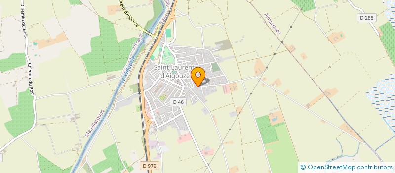 localisation de l'entreprise MADAME MORGANE BONNAUD  SAINT-LAURENT-D'AIGOUZE