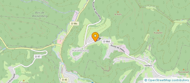 localisation de l'entreprise MADAME MORGANE BONNE  HASELBOURG