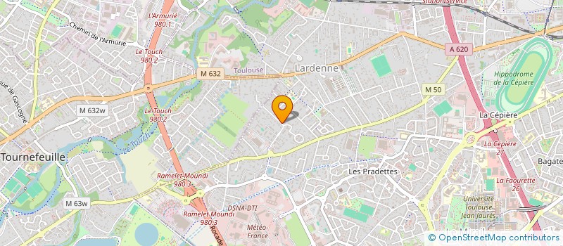localisation de l'entreprise MADAME MORGANE BONNIER à TOULOUSE
