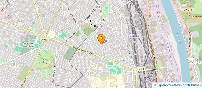 localisation de l'entreprise MADAME MORGANE BORIN  SOTTEVILLE-LES-ROUEN