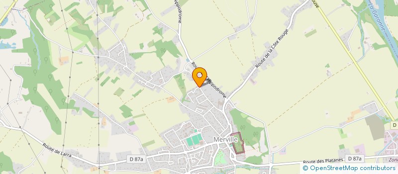 localisation de l'entreprise MADAME MORGANE BORNACINI  MERVILLE