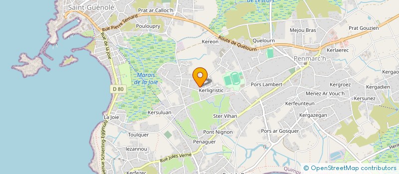 localisation de l'entreprise MADAME MORGANE BOTEL  PENMARCH