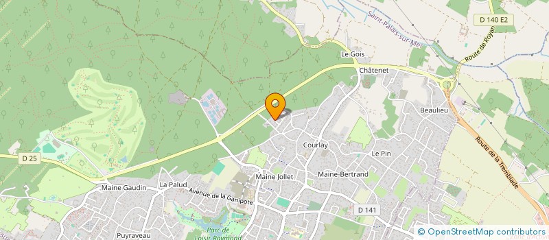 localisation de l'entreprise MADAME MORGANE BOTTE  SAINT-PALAIS-SUR-MER