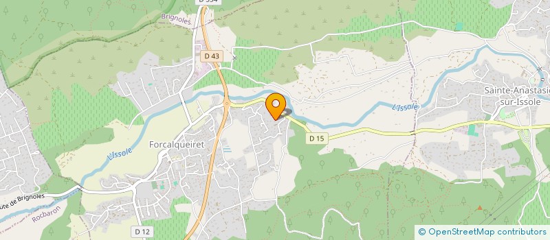 localisation de l'entreprise MADAME MORGANE BOUCHET  FORCALQUEIRET