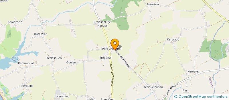 localisation de l'entreprise MADAME MORGANE BOUDIN  TREGUNC