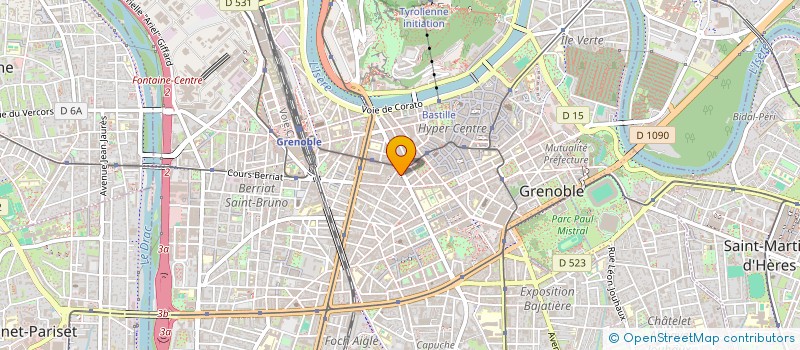 localisation de l'entreprise MADAME MORGANE BOUDOT à GRENOBLE