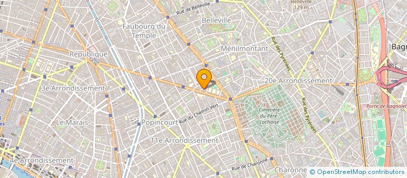 localisation de l'entreprise MADAME MORGANE BOURGEAIS  PARIS