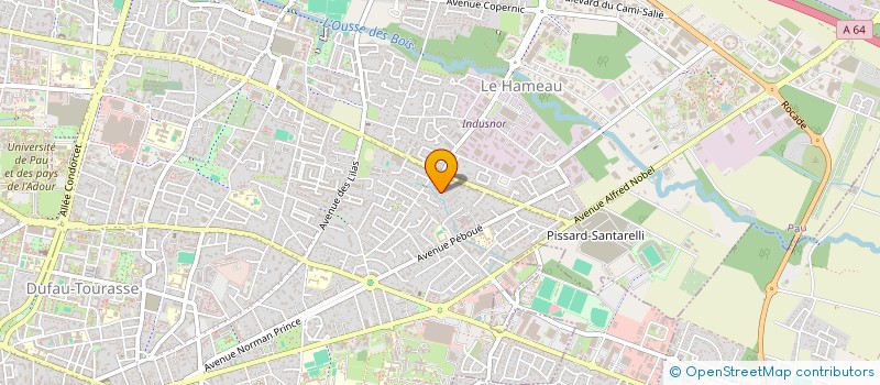 localisation de l'entreprise MADAME MORGANE BOURY à PAU