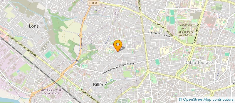 localisation de l'entreprise MADAME MORGANE BOUSQUET à BILLERE