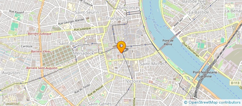 localisation de l'entreprise MADAME MORGANE BOUYSSOU  BORDEAUX