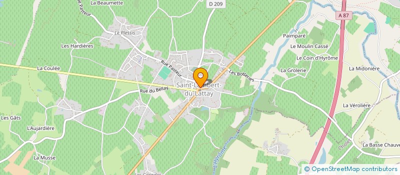 localisation de l'entreprise MADAME MORGANE BOYER  VAL-DU-LAYON