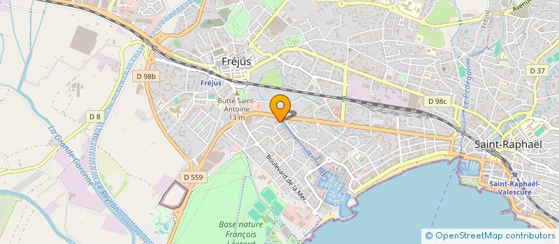 localisation de l'entreprise MADAME MORGANE BRACHET à FREJUS