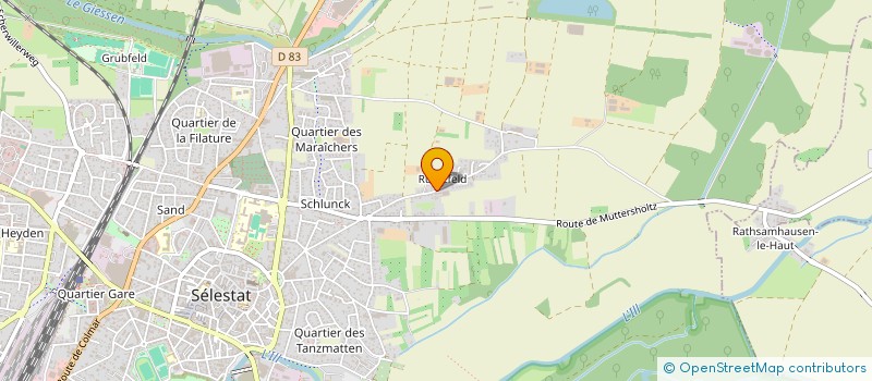 localisation de l'entreprise MADAME MORGANE BRENCKMANN  SELESTAT