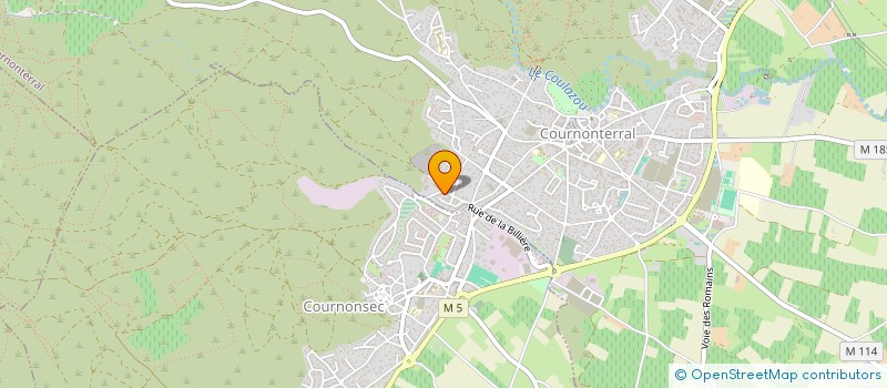 localisation de l'entreprise MADAME MORGANE BRESIL à COURNONTERRAL