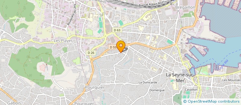 localisation de l'entreprise MADAME MORGANE BRETON  LA SEYNE-SUR-MER