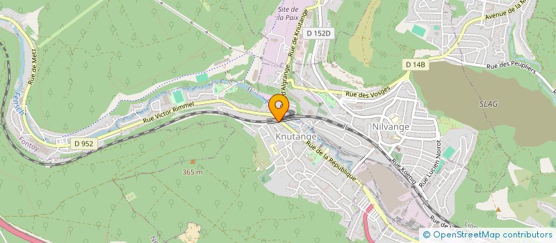 localisation de l'entreprise MADAME MORGANE BRICHLER  KNUTANGE